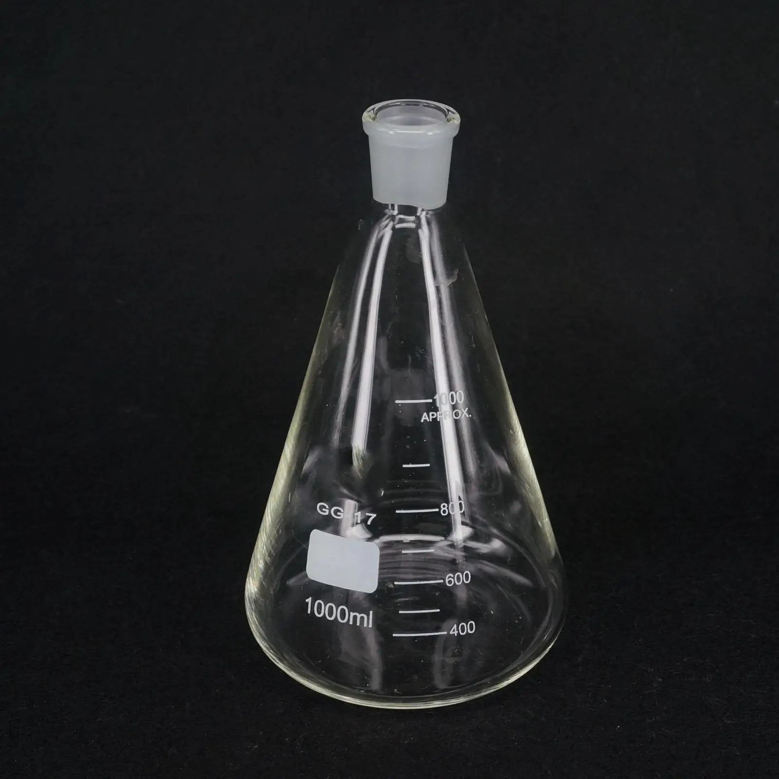 1000ml Quickfit 24/29 Joint Lab Conical Flask Erlenmeyer Boro Glass Graduated