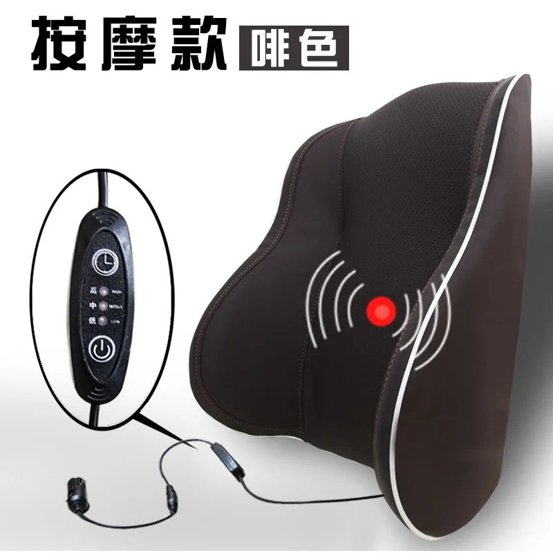 

Lumbar Massager Car Seat Cushion Pillows Soft Cotton Back Waist Support For Vehicle Memory Stress Relax Body Tool Health