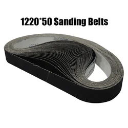 Cinturones de lijado abrasivos, accesorios para amoladora de banda de molienda gruesa A fina, 50x1220mm A/O, 2