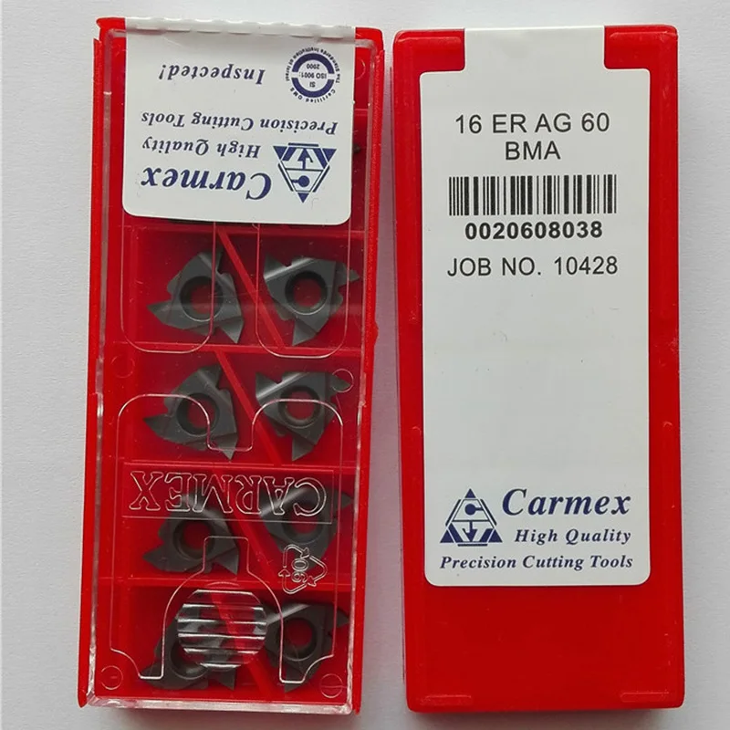 1pcs SER1010H11 SERSER2020K16 10 SER1212H16 100 125 milímetros pcs 16ER AG60 11ER A60 ThreadingLathe Carboneto de Inserções Externo Transformando Conjunto
