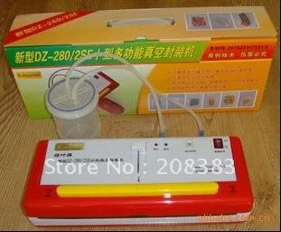 vacuum machine DZ-280/2SE dry or wet environment avaible,with FREE GIFT-sealing bag & heat wire/FREE SHIPPING