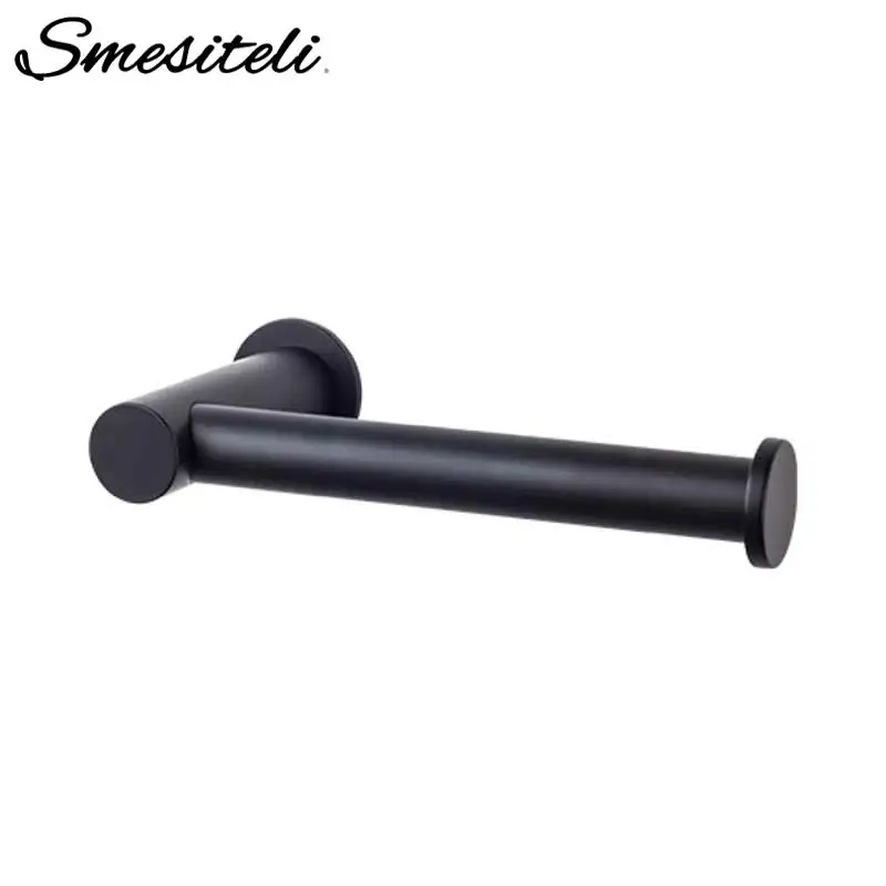 

Держатель для туалетной бумаги Smesiteli, черный, нержавеющая сталь, держатель для туалетной бумаги, высокое качество