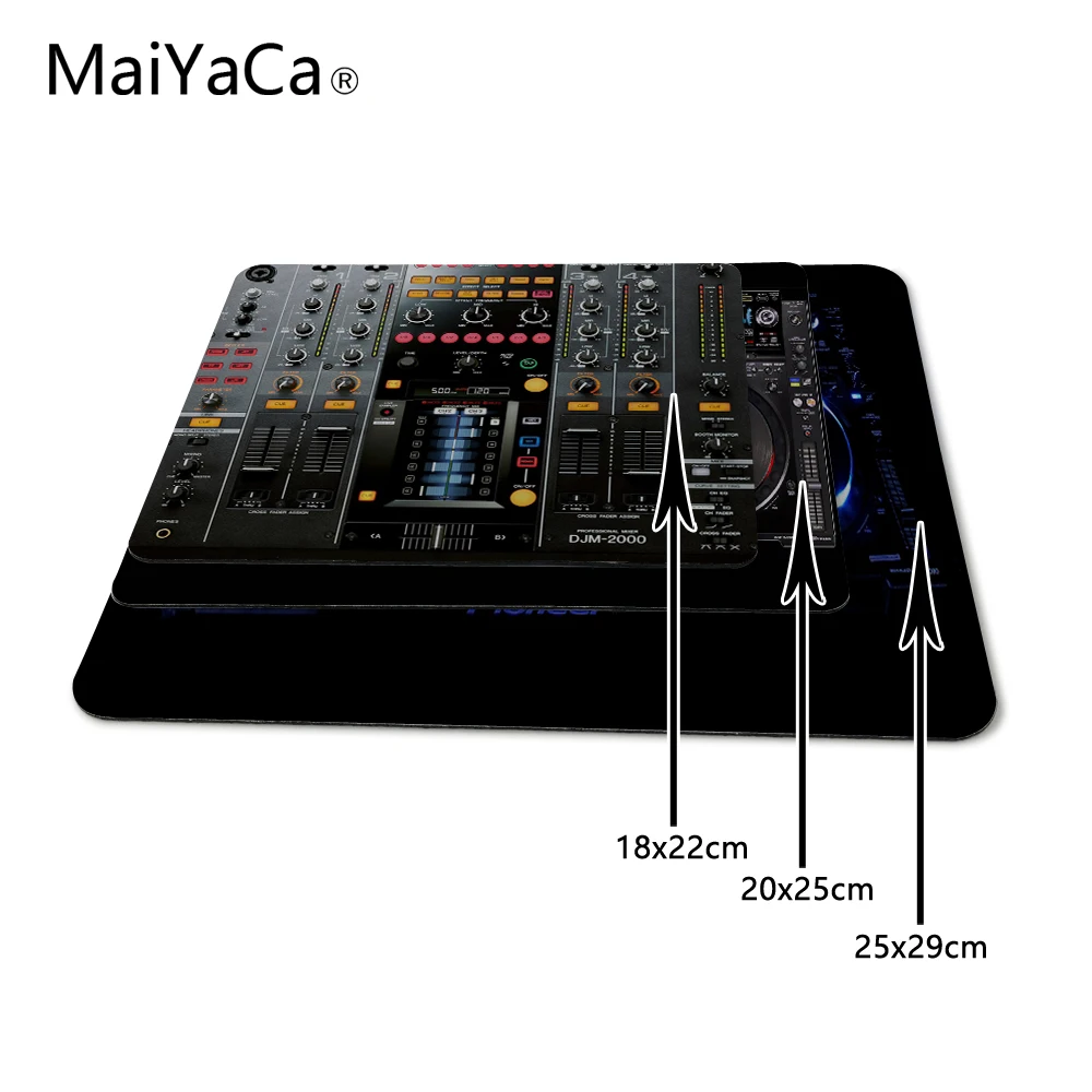 MaiYaCa Hot Selling Popular 1 PC of Hot  DJM-2000 DJ Mixer Image SKIN aming PC Anti-slip Mouse Mat for Optal/Trackball Mouse