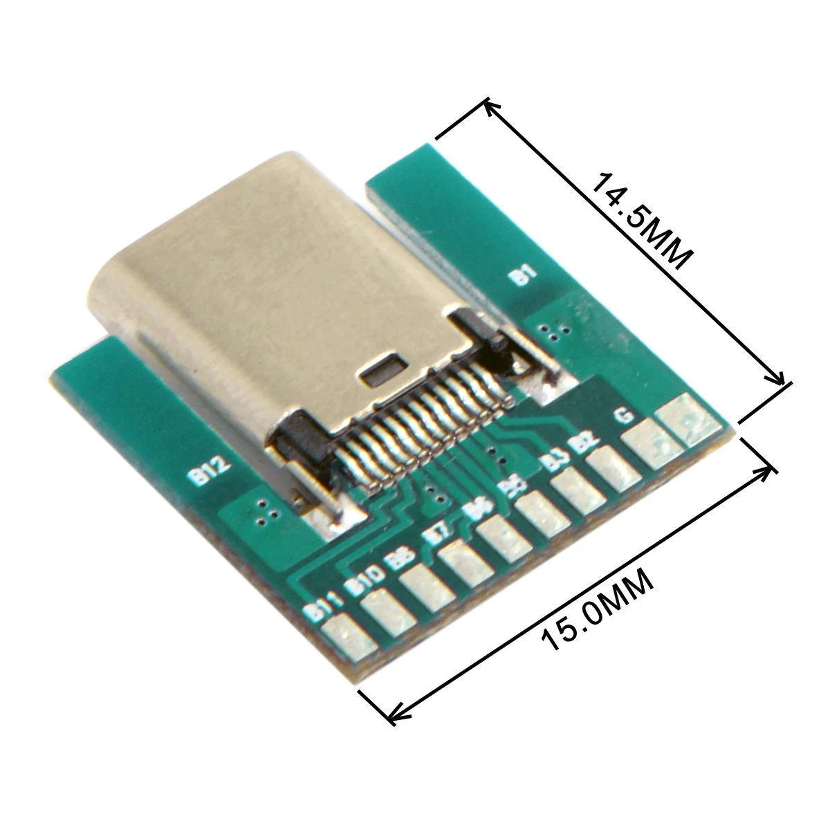 

Zihan USB 3.1 Type C Female Socket Connector Plug SMT Type With PC Board DIY 24pin