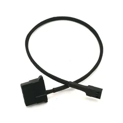 Angitu Computer IDE 4Pin Molex Female To 3Pin Fan Female Power Adapter Cable