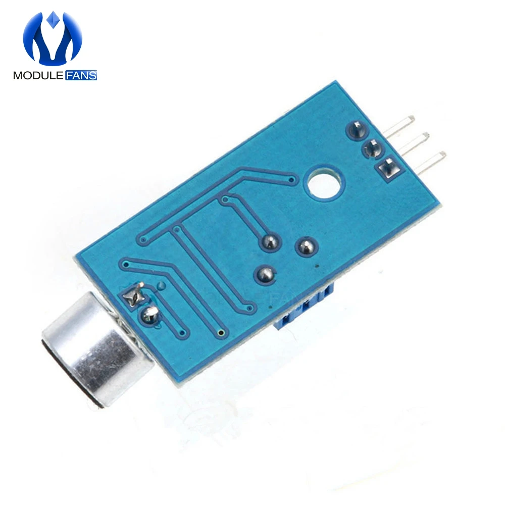 2PCS Microphone Sensor High Sensitivity Sound Detecte Voice Switch Detect Module For Arduino 3 Pin 3.3V-5V Digital Ouput