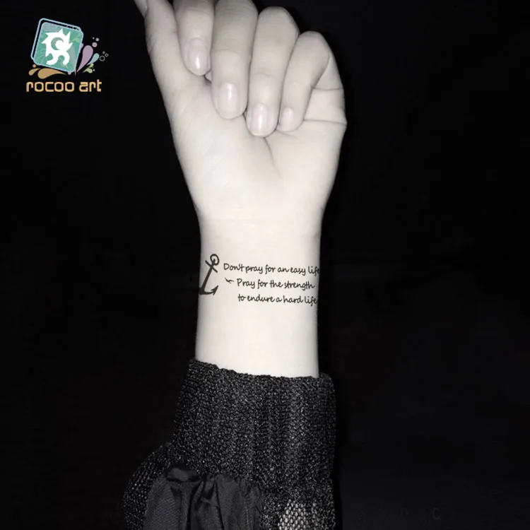 HC-210/Hot Sale Beauty Taty Temporary Body Tattoo Stickers Waterproof Letter Sexy Tattoos On Chest Wrist For Women