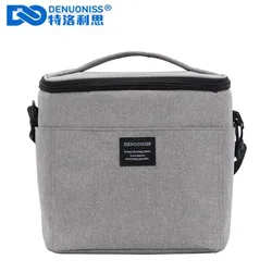 DENUONISS 새 절연 백 방수 Lunch Box Bag 새는 냉 팩 더 시원해 백 Ice 팩 볼사 termica