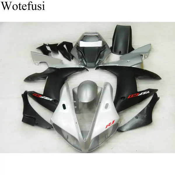 

Wotefusi Hot New Black 2002 2003 Motorcycle Bodywork Fairing Set Injection Mold For YAMAHA YZF1000 R1 02-03 (15) [CK807]