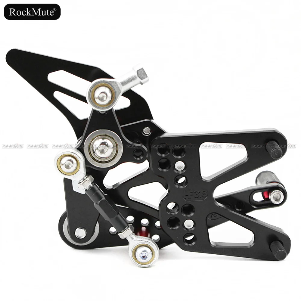 Motorcycle Rearsets For Triumph Daytona 675/R 2013-2018 CNC Adjustable Footrest Shift Lever Brake Pedal Foot Pegs Rear Set