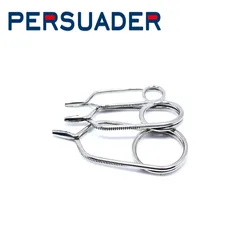 PERSUADER 3 optional sizes feather clips rapping hackle fly tying tools English style tip hackle pliers nymph flies accessories