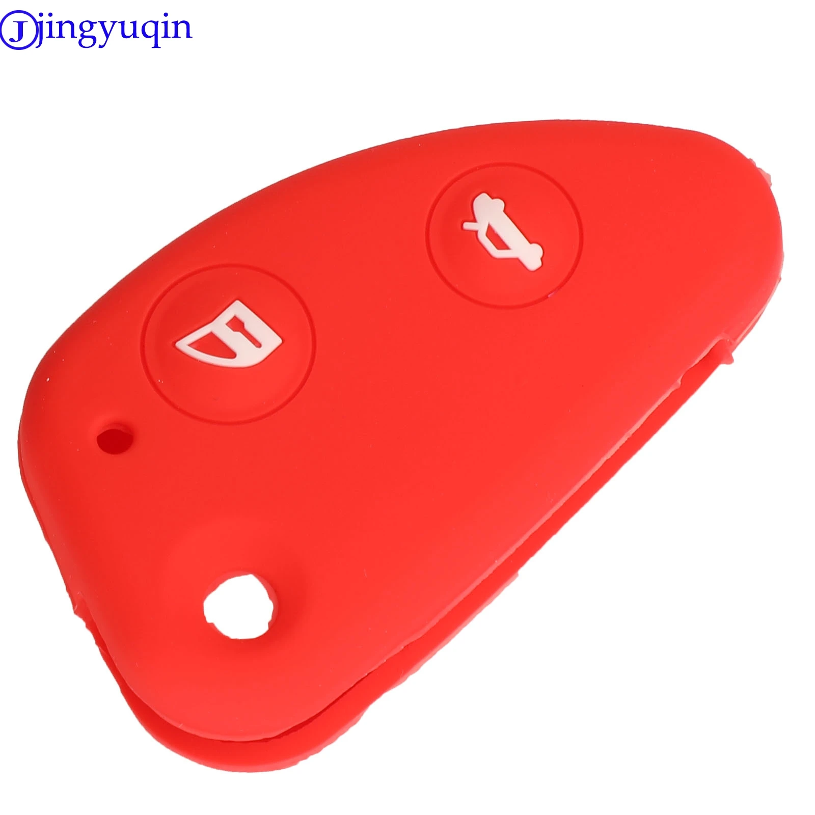 jingyuqin 2B Remote Car Key Silicone Cover Case For Alfa Romeo 147 156 166 GT JTD TS Holder Styling Folding Flid