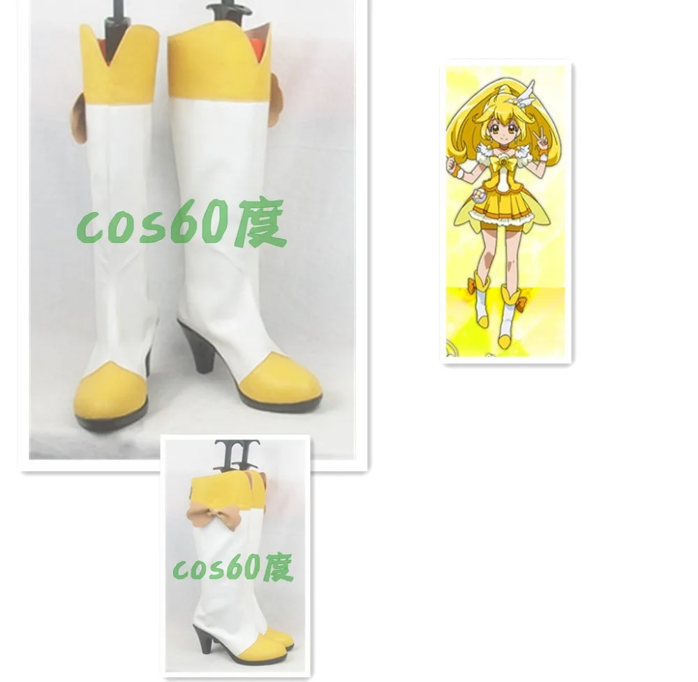 

Pretty Cure KiseYayoi Light juniors Cosplay Shoes Boots Custom Made S008