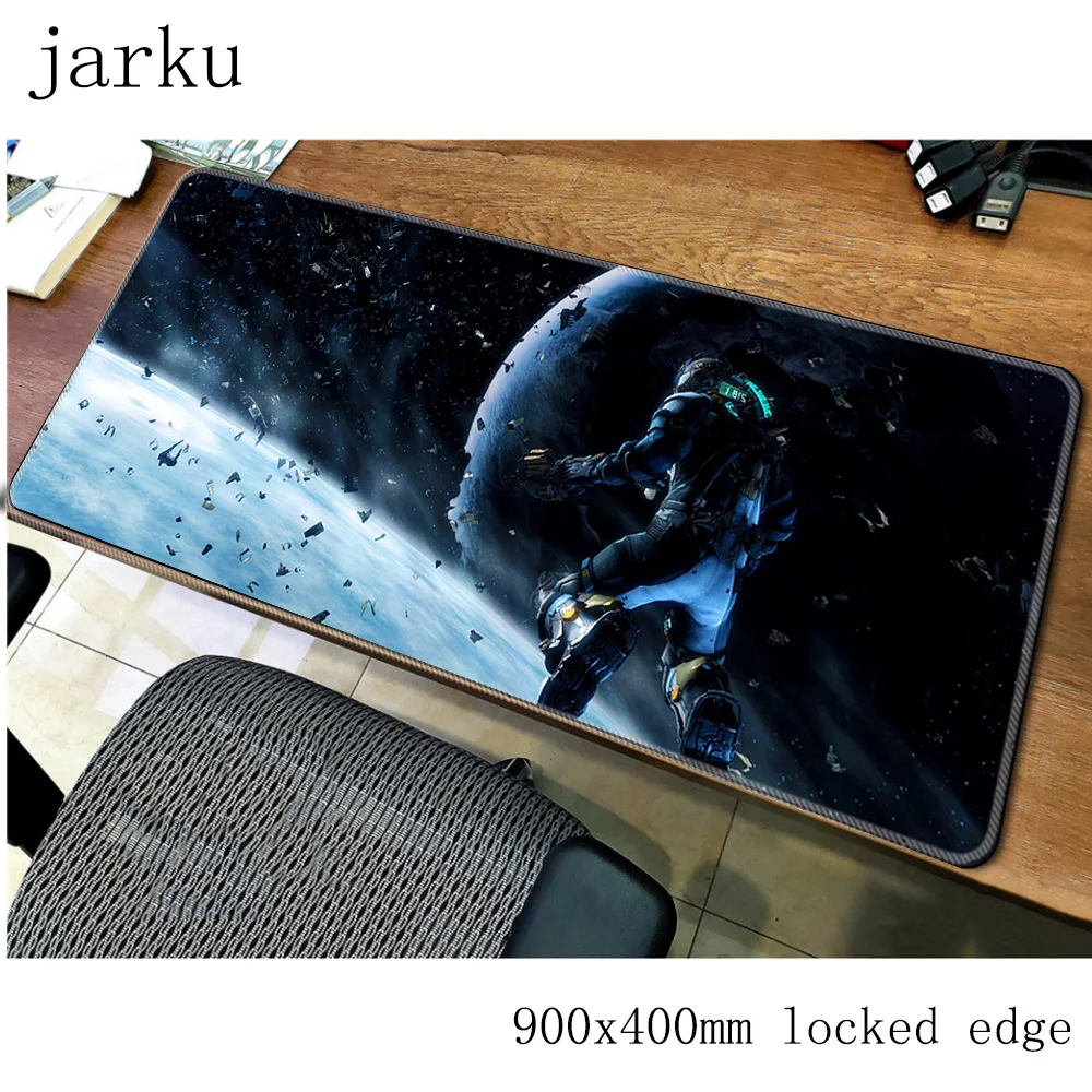 dead space mousepad gamer 900x400X3MM gaming mouse pad large Mass pattern notebook pc accessories laptop padmouse ergonomic mat