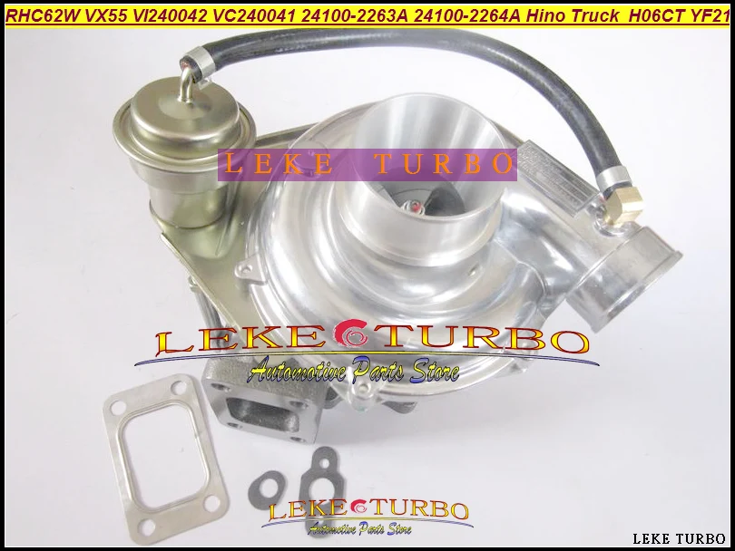 Turbo RHC62W VX53 VX54 24100-2204A 24100-2201A 24100-2203A 241002203A VC240039 VD240039 VA24003 para camión HINO H07CT H07C-T YF20