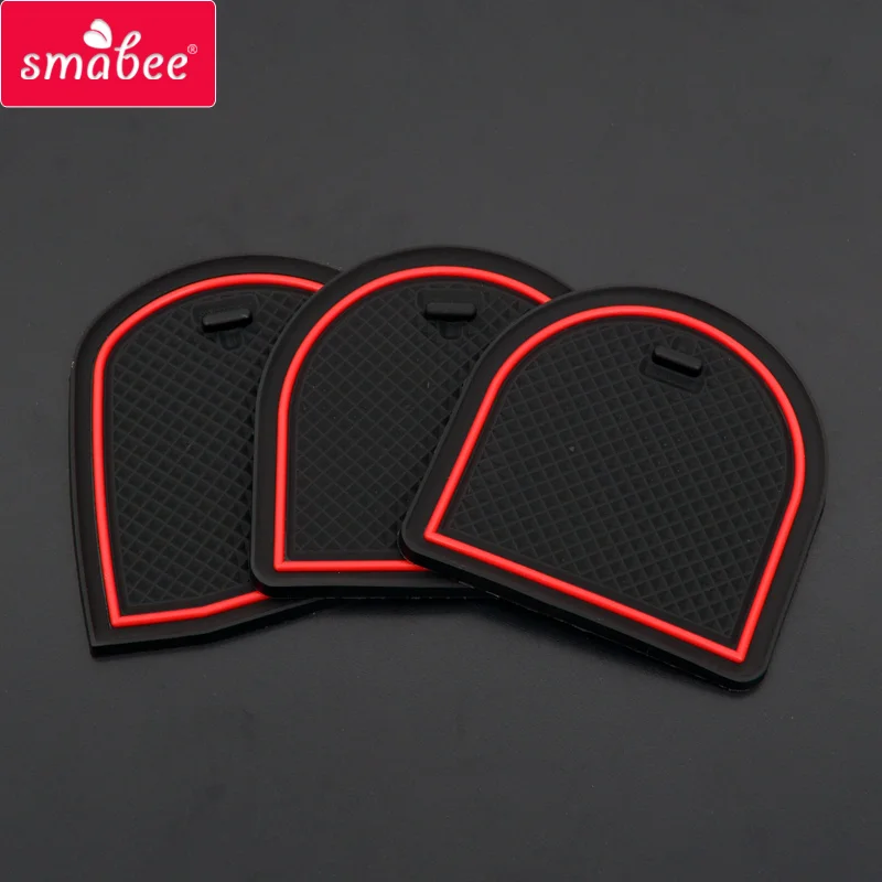 Smabee Gate Slot Cup Pad for SUBARU XV 2012 - 2014 Interior Accessories Door Groove Mat Non-Slip Mats Rubber Coaster Sticker