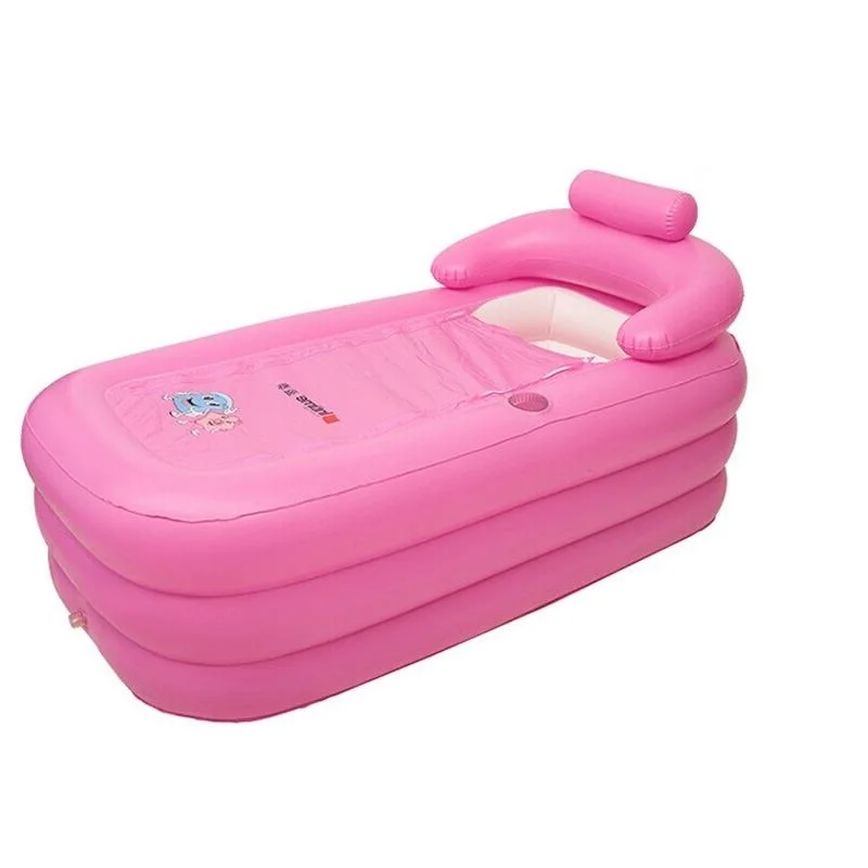 Folding Portable thickening Bathtub Inflatable warm Bath Tub for Spa PVC Inflatable bathtub swimming pool with Electric Pump