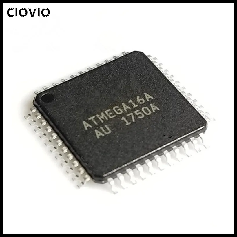 

CIOVIO 10PCS ATME GA16 ATMEGA16 ATMEGA16A ATMEGA16A-AU