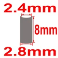 2.8x8mm  100 piezas