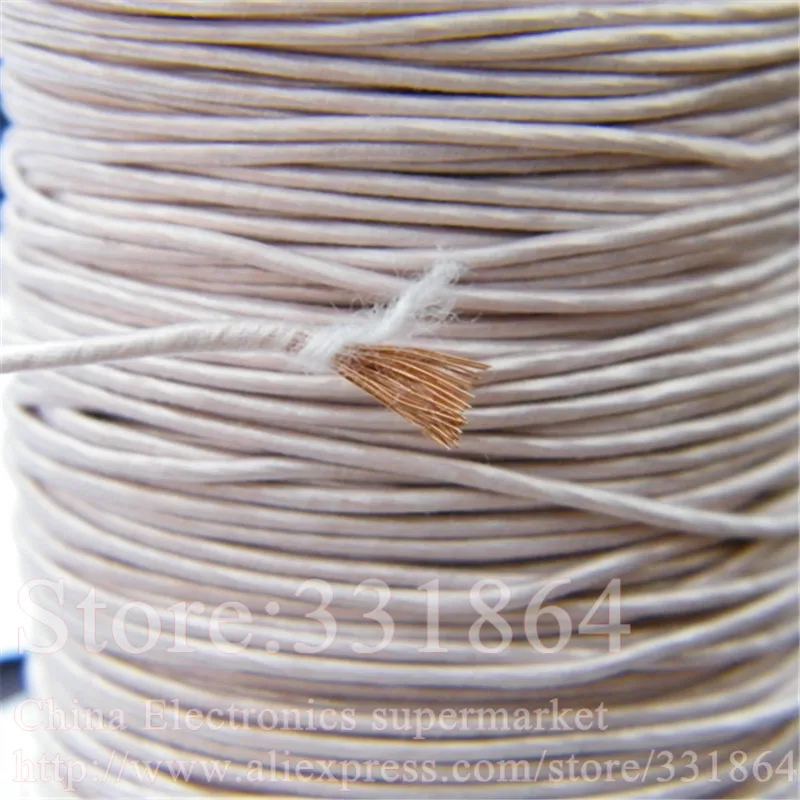 

1.69mm 0.1mmX160 strands,(10m /pc) Mine antenna Litz wire,Multi-strand polyester silk envelope braided multi-strand wire