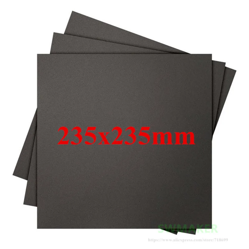 

2/5pcs 235x235mm heated bed sticker heating plate tape for DIY Creality ENDER-3 3D printer