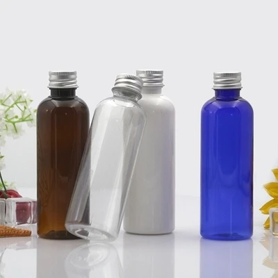 20 قطعة/الوحدة 100 مللي كريم غسول حاوية مستحضرات التجميل مجموعات السفر زجاجة بلاستيكية صغيرة فارغة مع غطاء لولبي