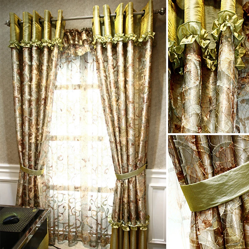 bamboo extreme quality the blind Vivian quality bird nest forest dodechedron curtain finished product green Blinds the tulle