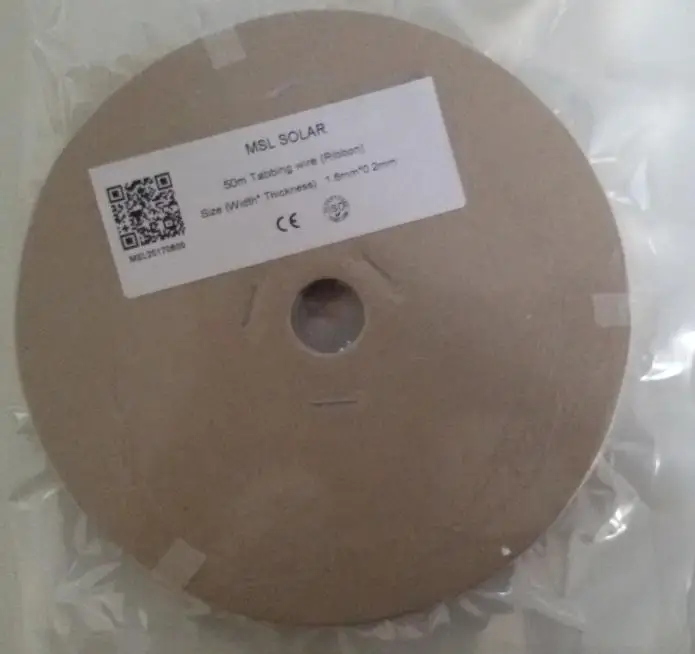 120 Meters Solar Cells Tabbing wire Bus Bar Wire Tin Coated Copper For Welding Solar Panel