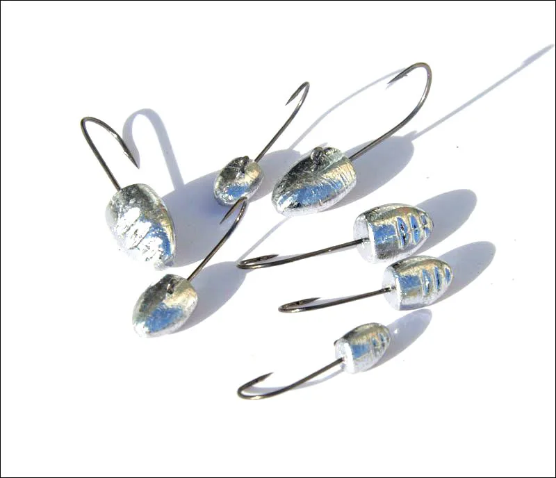 Original Farbe Wurzel Angeln Jig Fisch Kopf Haken 2g/3g/5g/7g/10g/14g/20g Weicher Köder Wurm Köder Haken Lot 4-10 Stück – Detail 6