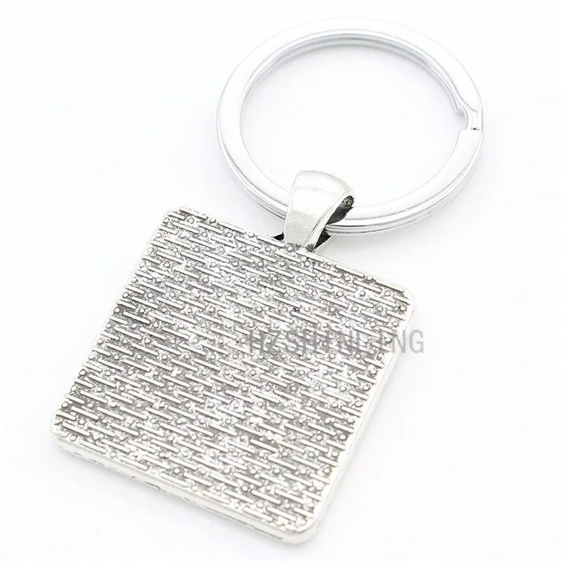 TAFREE لدينا سيدة من Guadalupe المفاتيح مربع خمر مريم العذراء المباركة الدينية الرجال النساء كيرينغ مجوهرات المسيحية AA90