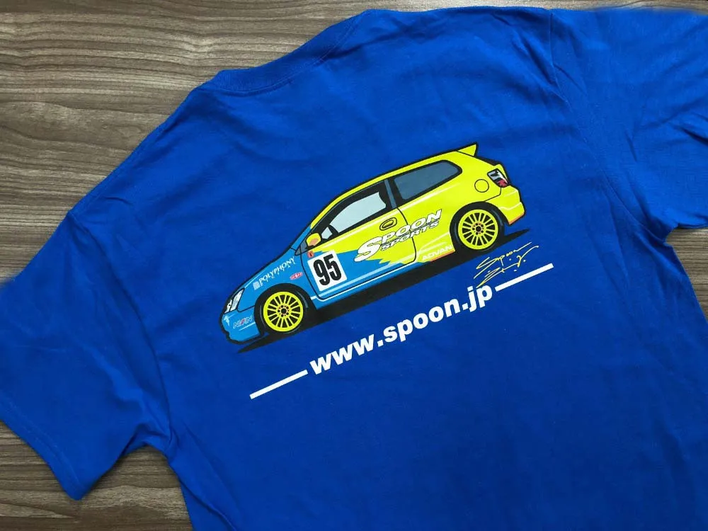 2019 Fashion Summer T Shirt   Classic Japanese car fans Spoon  Civic EP3 T-Shirt Tee  Shirt