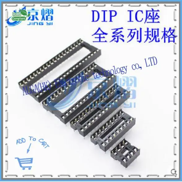 

Block 24P IC Sockets DIP-24 straight 24 -pin DIP socket Crew