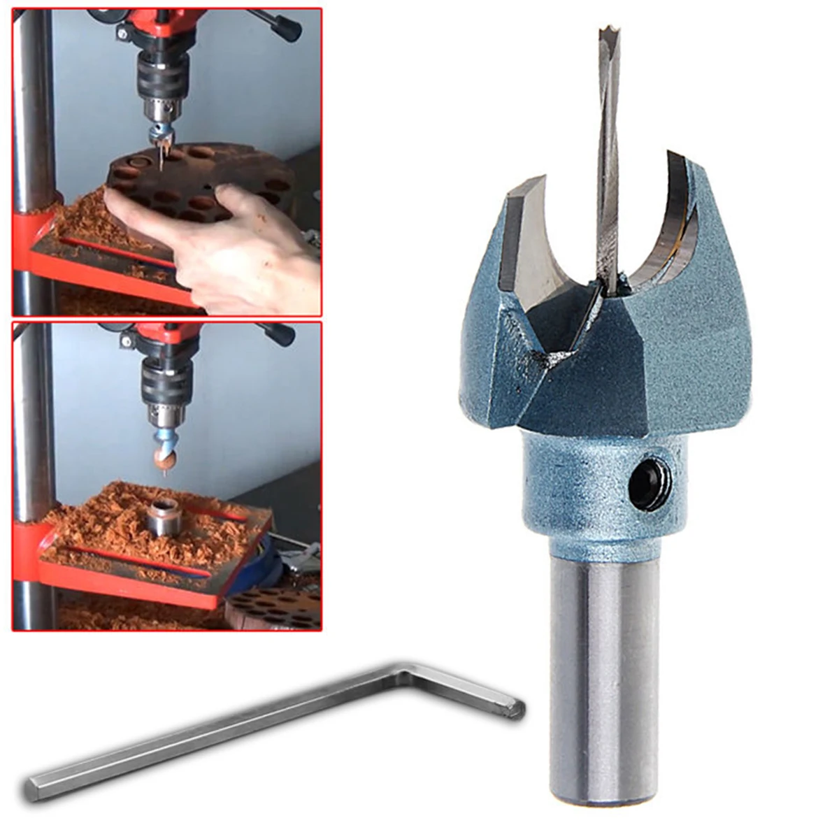 

New 10mm*6mm Buddha Beads Ball Drill Tool Solid Carbide Woodworking Router Bit