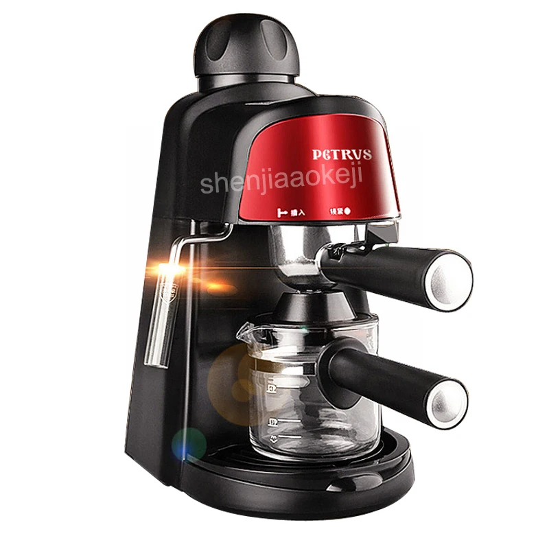 220V 800w PE3800 semi-automatic Italian American coffee machine 5 Par pump pressure home commercial steam beat milk bubble 1pc