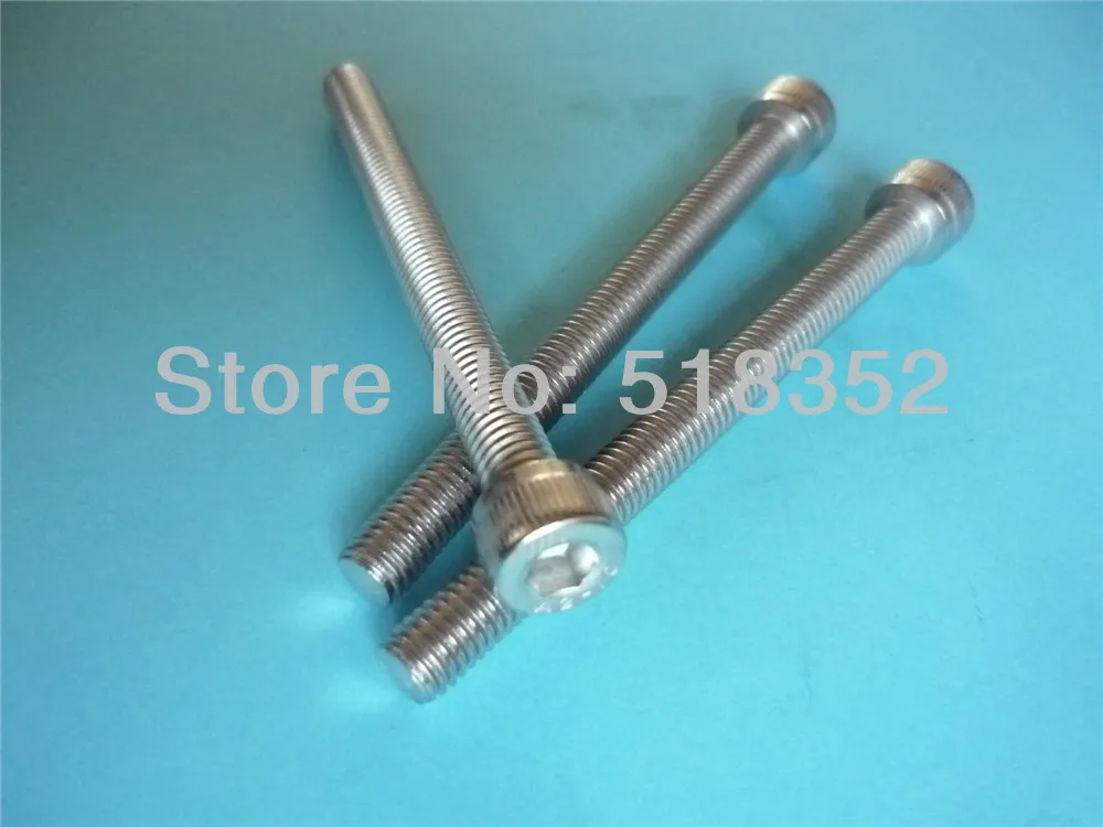 M8 x 65/ 70mm DOUBLE SHENG 304 Stainless Steel Screw with Cylinder Head Inner Hexagon for EDM Wire Cutting Machine Accessaries