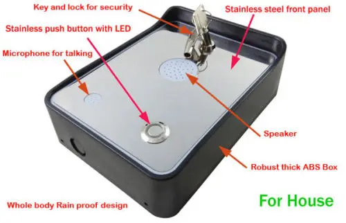 2G 3G 4G GSM INTERCOM FOR GATE AUTOMATION,ACCESS CONTROL,AUTOMATIC GATES Doors