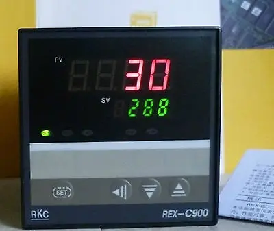 

PID Digital Temperature Controller REX C900 100 240VAC 0 400 Relay Output