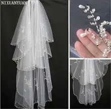 Crystal Beaded Wedding Veil 2025 #3