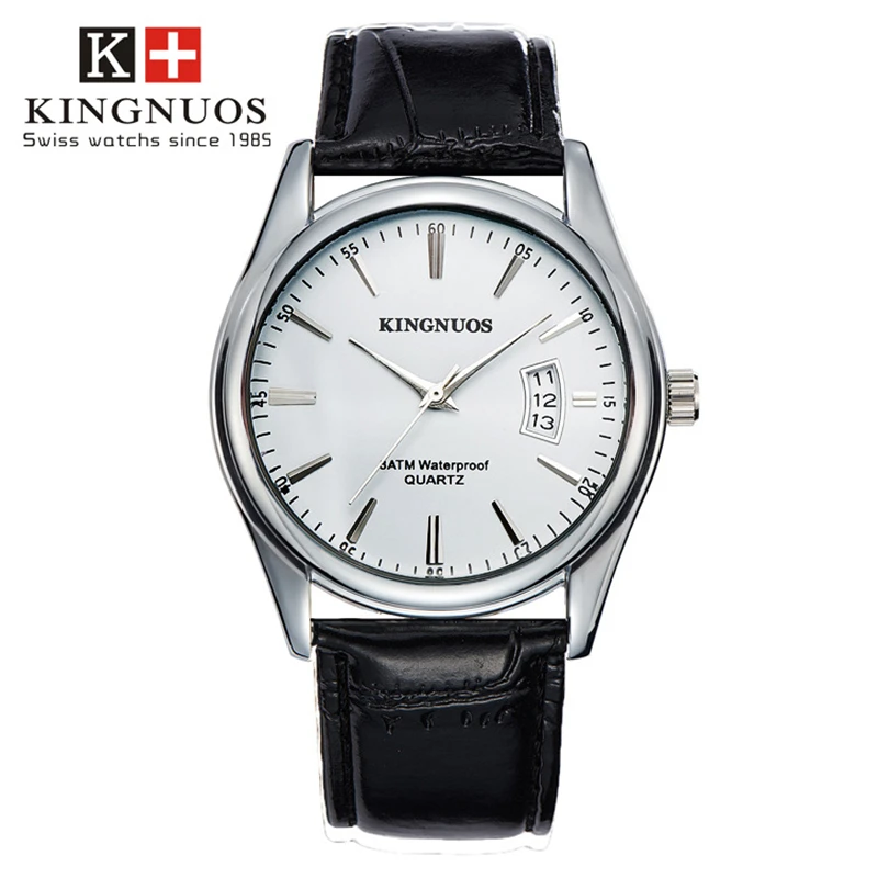Men Wristwatches Wrist Watch Men\'s Top Brand Luxury Business Male Clock Date Quartz-Watch Leather Relogio Masculino Hodinky