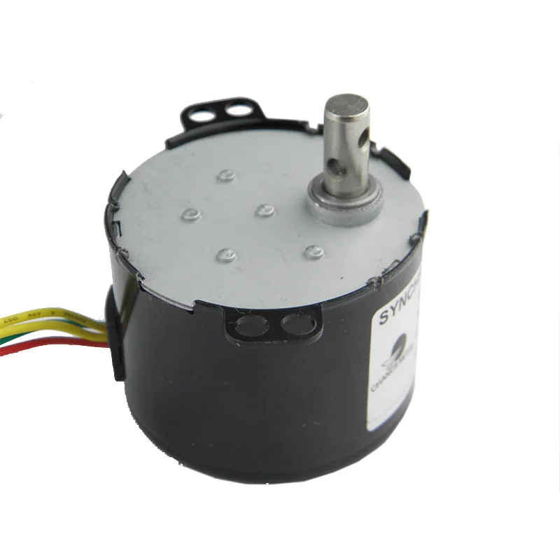 CHANCS 50KTYZ AC 110V 20-24RPM Synchronous Motor Geared 6W CE Pass Gear Permanent MagnetMotor