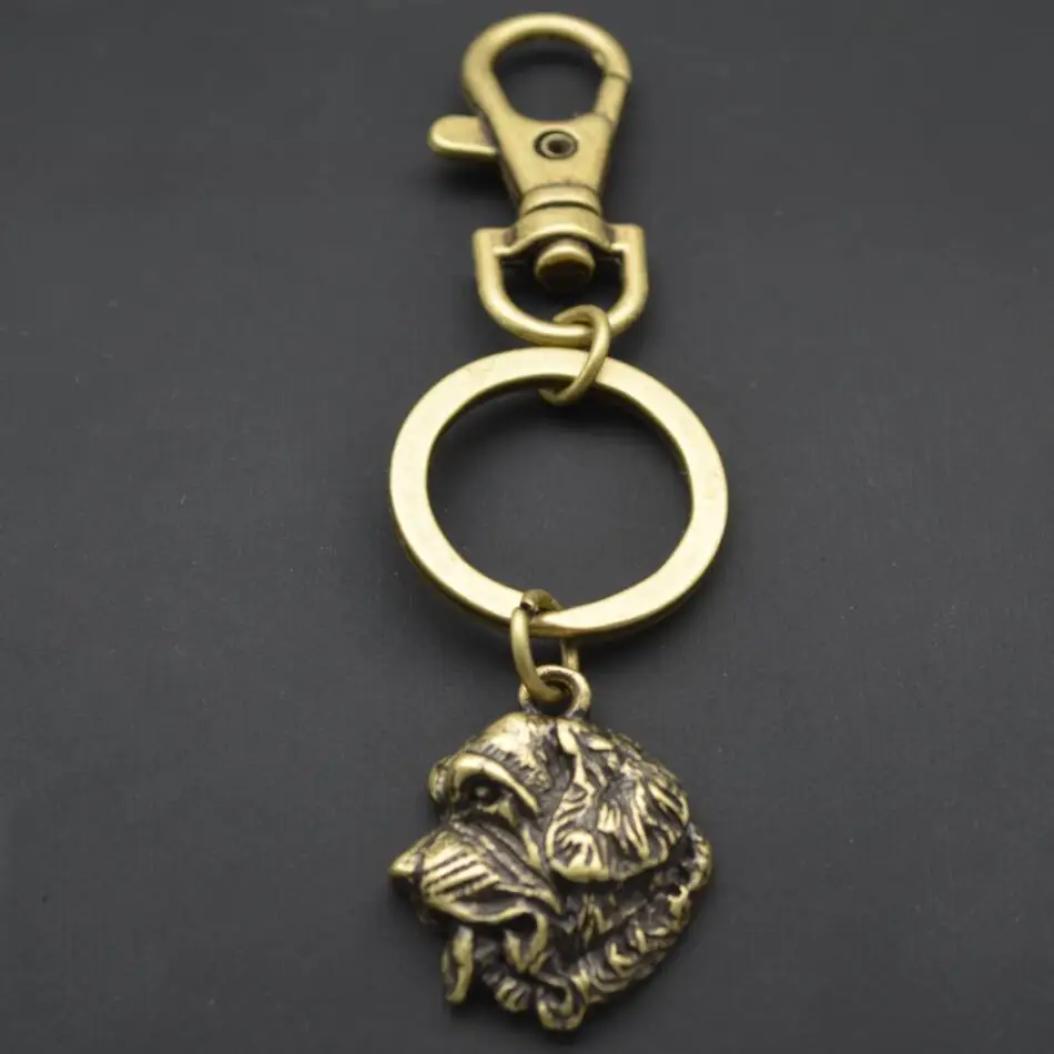 Vintage Saint Bernard key Chain,Key Ring