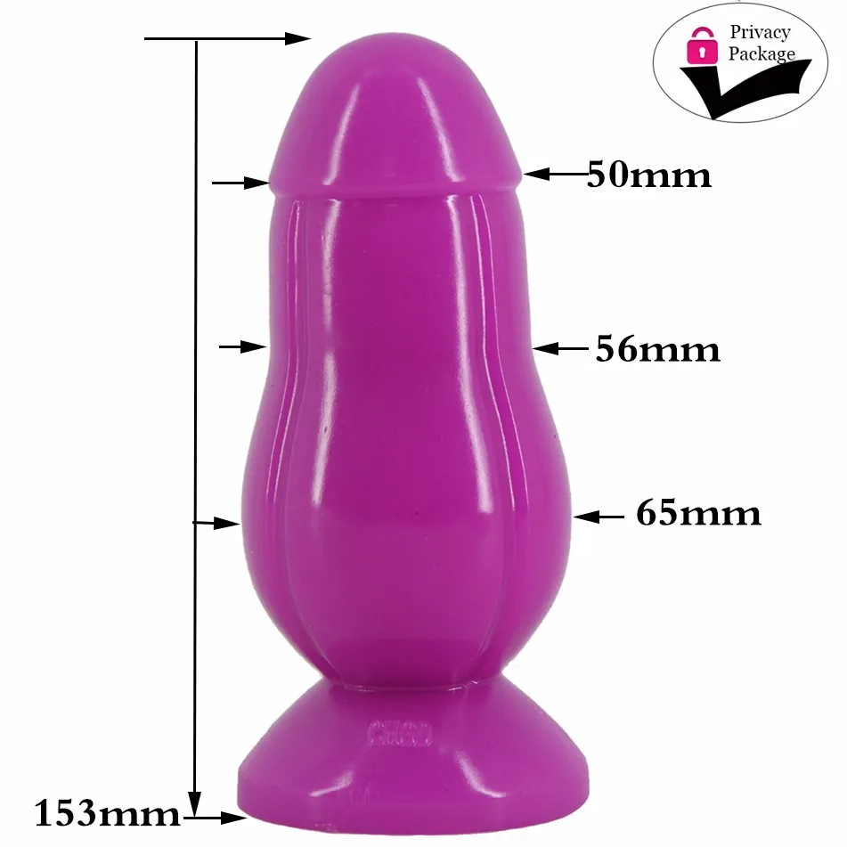 FAAK Huge Anal Butt Plug, 3 Colors 14.8*6.5cm Anal Toys Gay Prostata Anal Dildo Buttplug Sex Toys For Men Women.