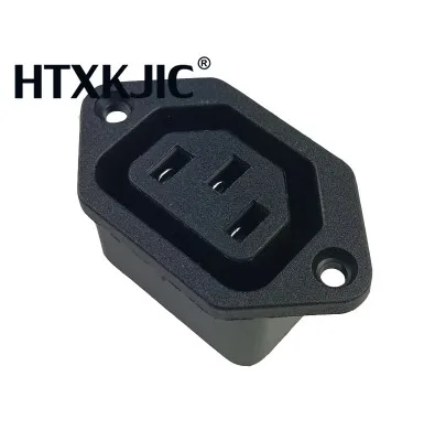 50 stks IEC 320 C13 vrouwelijke industriële power connector socket voor PDU Socket Plug Mains Power Connector Voeding Uitgang outlet