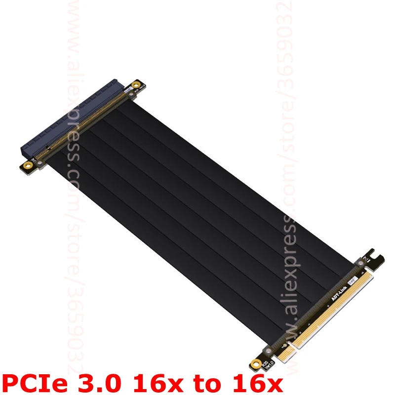 PCI Express PCI-E x16 to PCIE 3.0 16x pci e Riser case Graphics card extension Cable For GTX1080TI firepro w7100,quadroK VEGA64