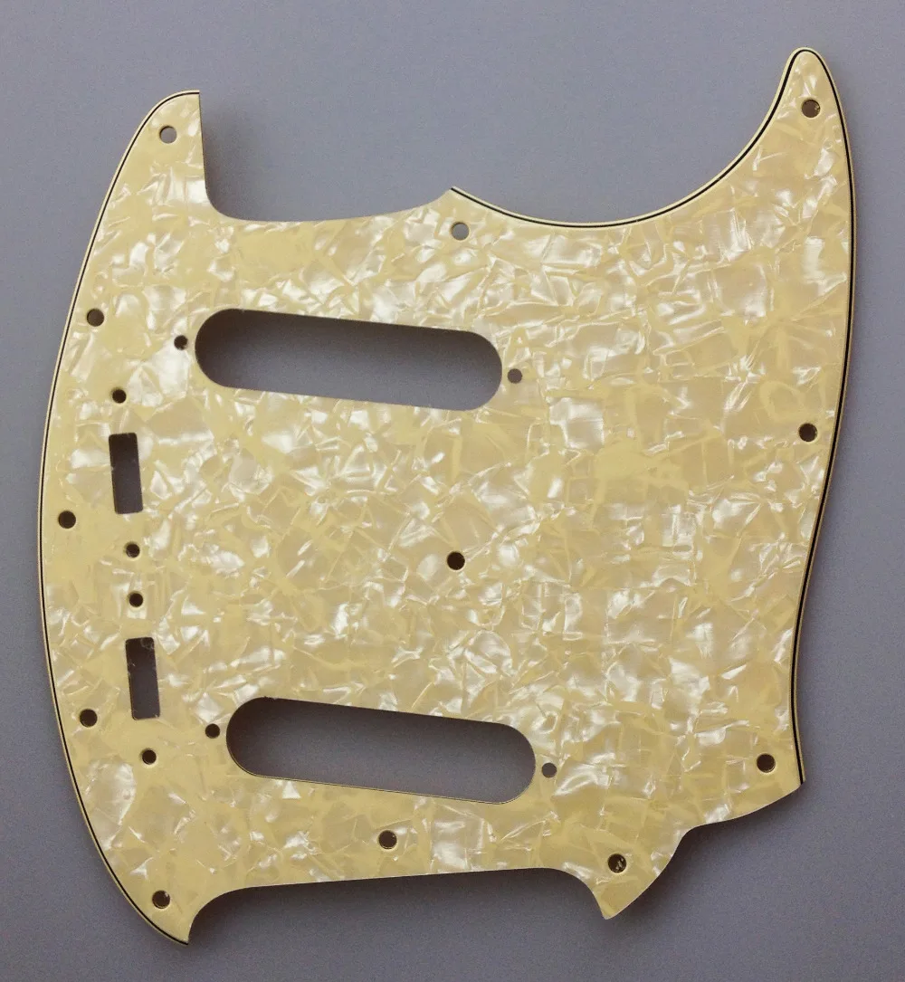 Pleroo Custom Guitar Pickgaurd Scratch Plate - For US Mustang Guitar Pickguard Scratch Plate Multi Color Choice