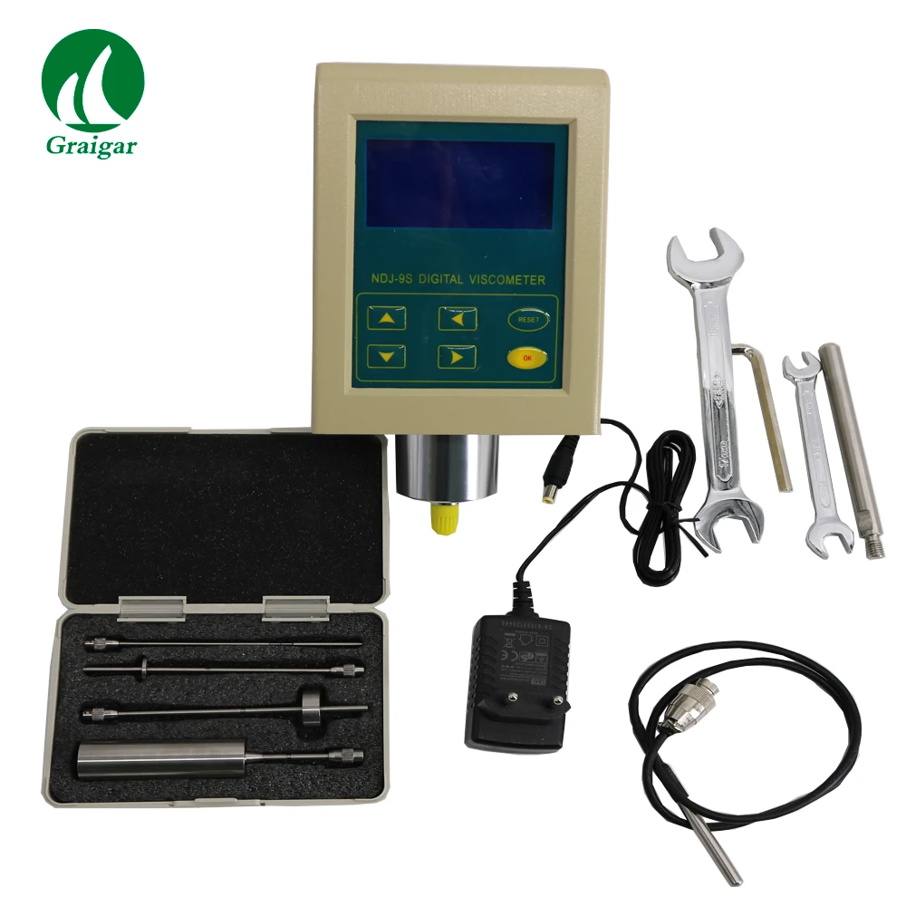 NDJ-9S Digital Rotational Viscosimeter Viscosity Meter For Liquid Viscose Capacity Viscosity Measure Fluidimeter Testing Machine