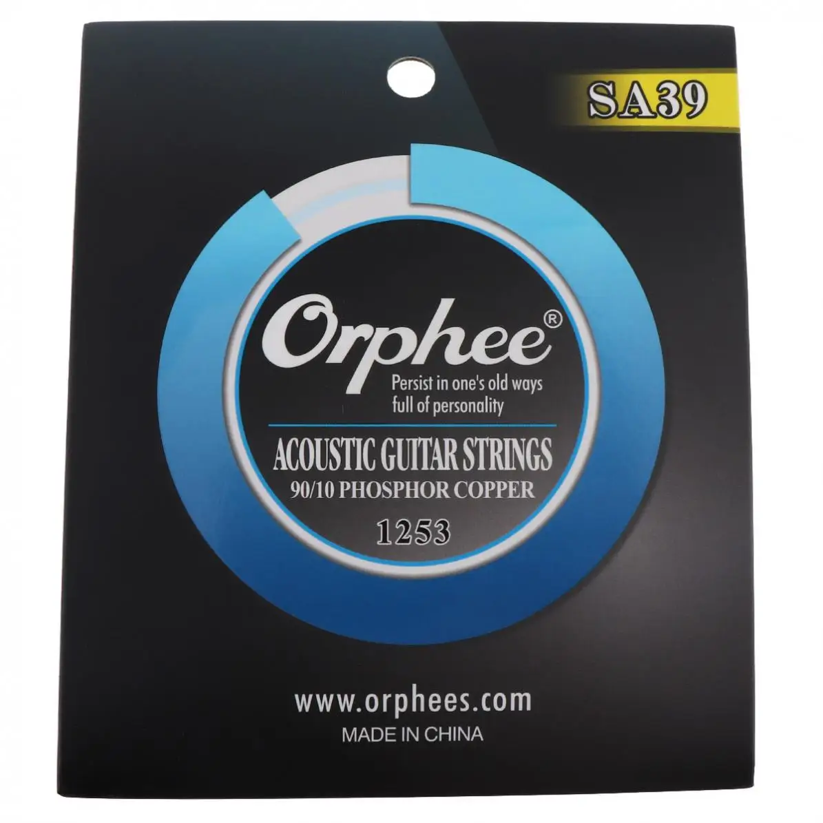 6pcs/lot Orphee Sale SA-39 Professional Lighter Acoustic Guitar Strings Bronze Guitar Accessories