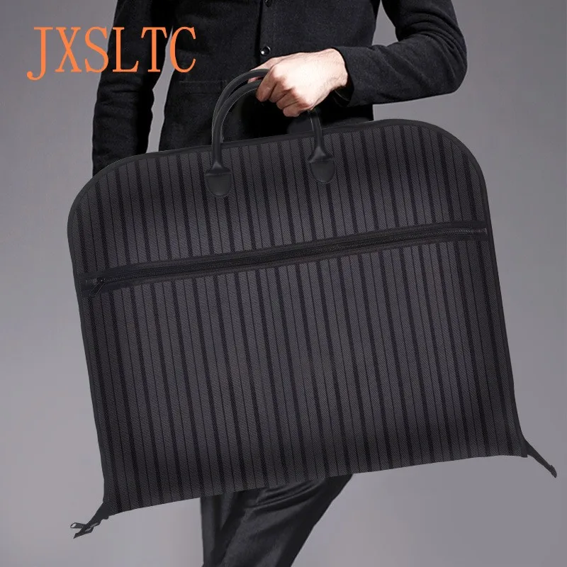 Jxsltc bolsa de negócios masculina terno de negócios d'água saco de náilon saco de armazenamento de terno de viagem adequado para terno pendurado saco