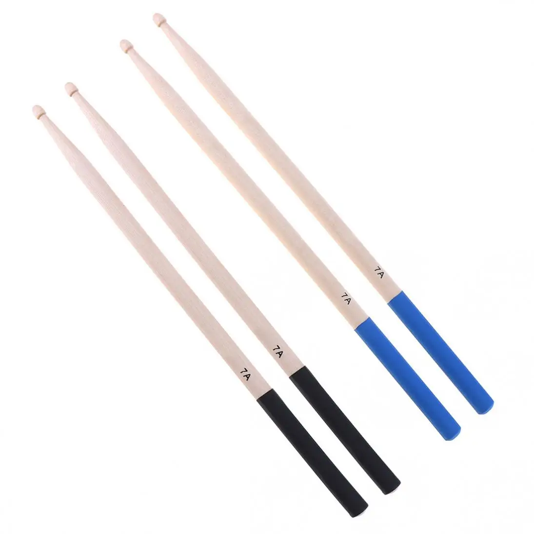 2pcs 7A Maple Drumsticks Professional Wood Drum Sticks  Multiple Color Options for Drum