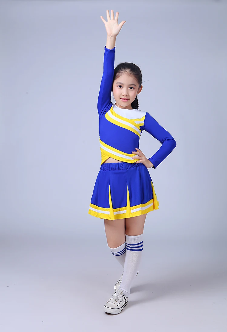 Bambini Abito Accademico Della Scuola Primaria Uniformi Set Ragazza Cheerleader Cheer Leader Costume Ragazzo Aerobica Abbigliamento Uniformi Delle Ragazze